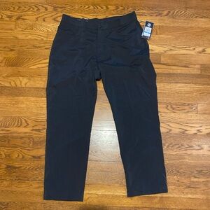 NWT Under Armour Men's Black Golf Straight Pants Size 36/30
